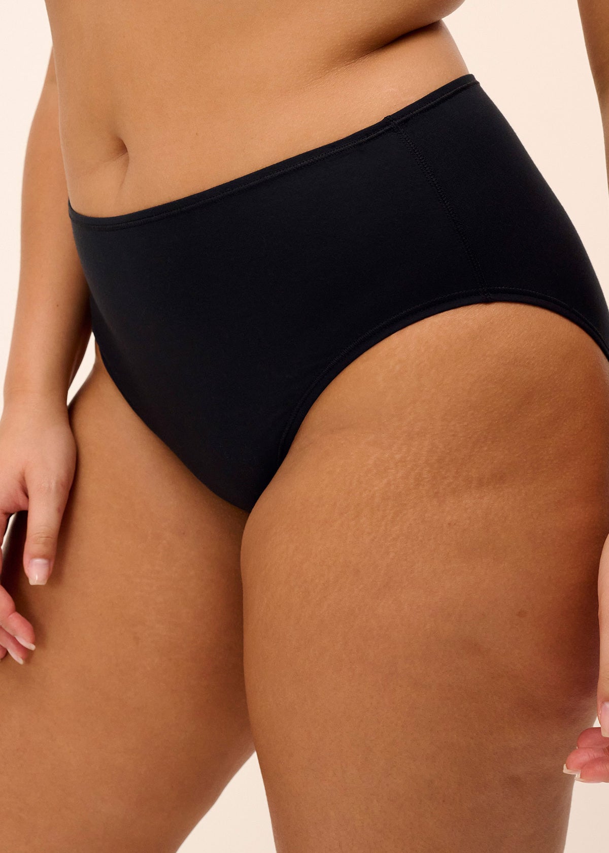 Elomi Smooth Black Brief