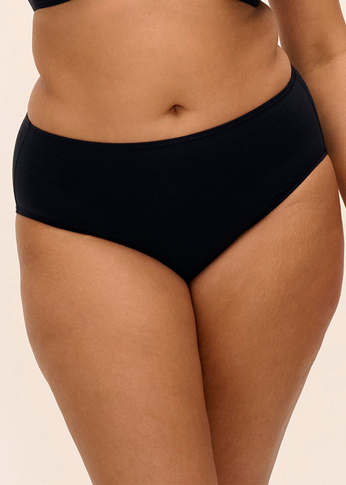 Elomi Smooth Black Brief