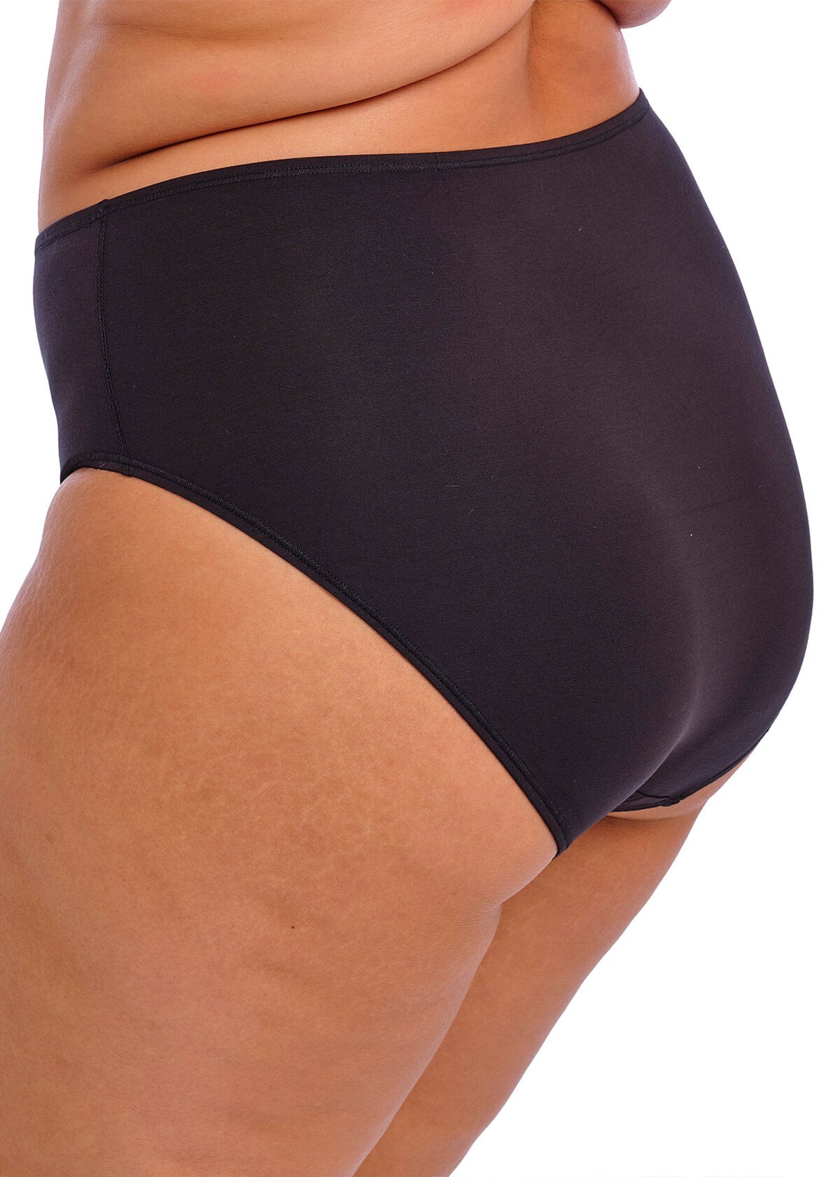 Elomi Smooth Black Brief