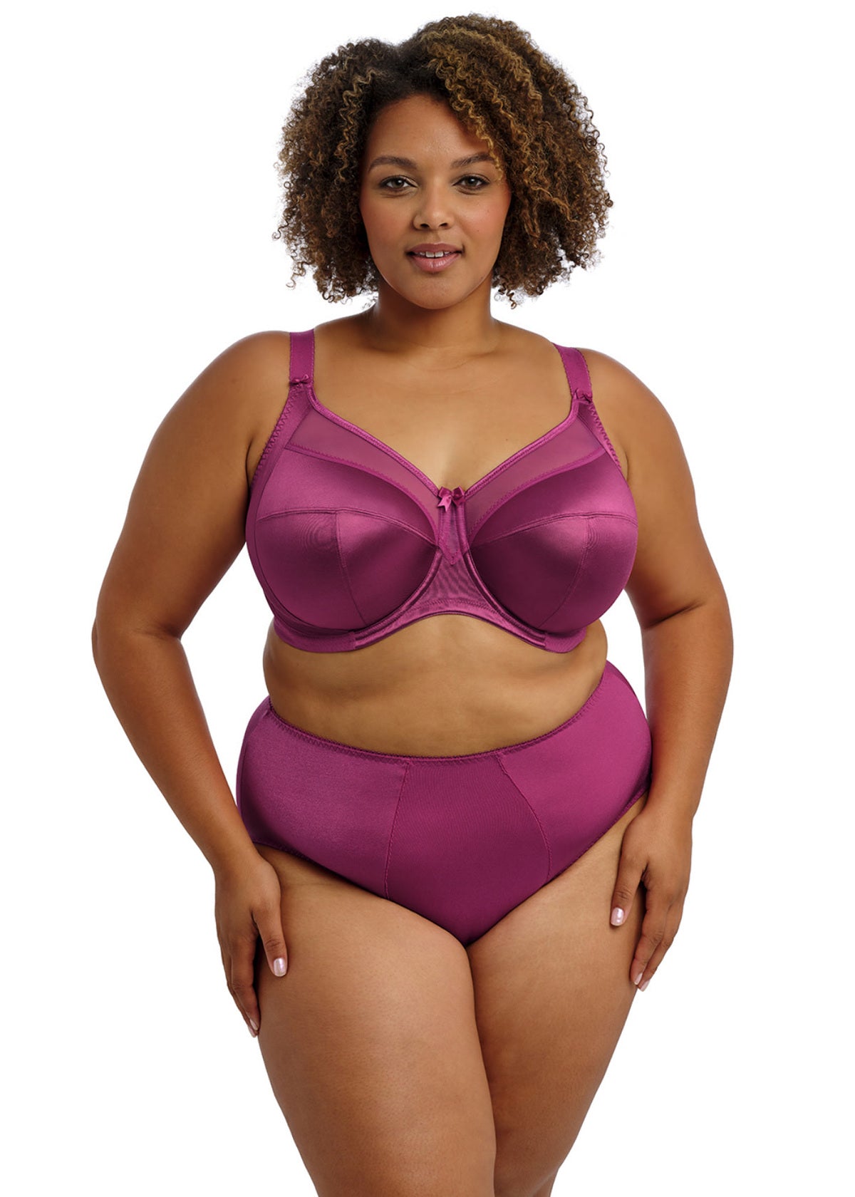 Goddess Keira Mulberry banded Bra