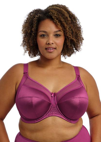 Goddess Keira Mulberry banded Bra