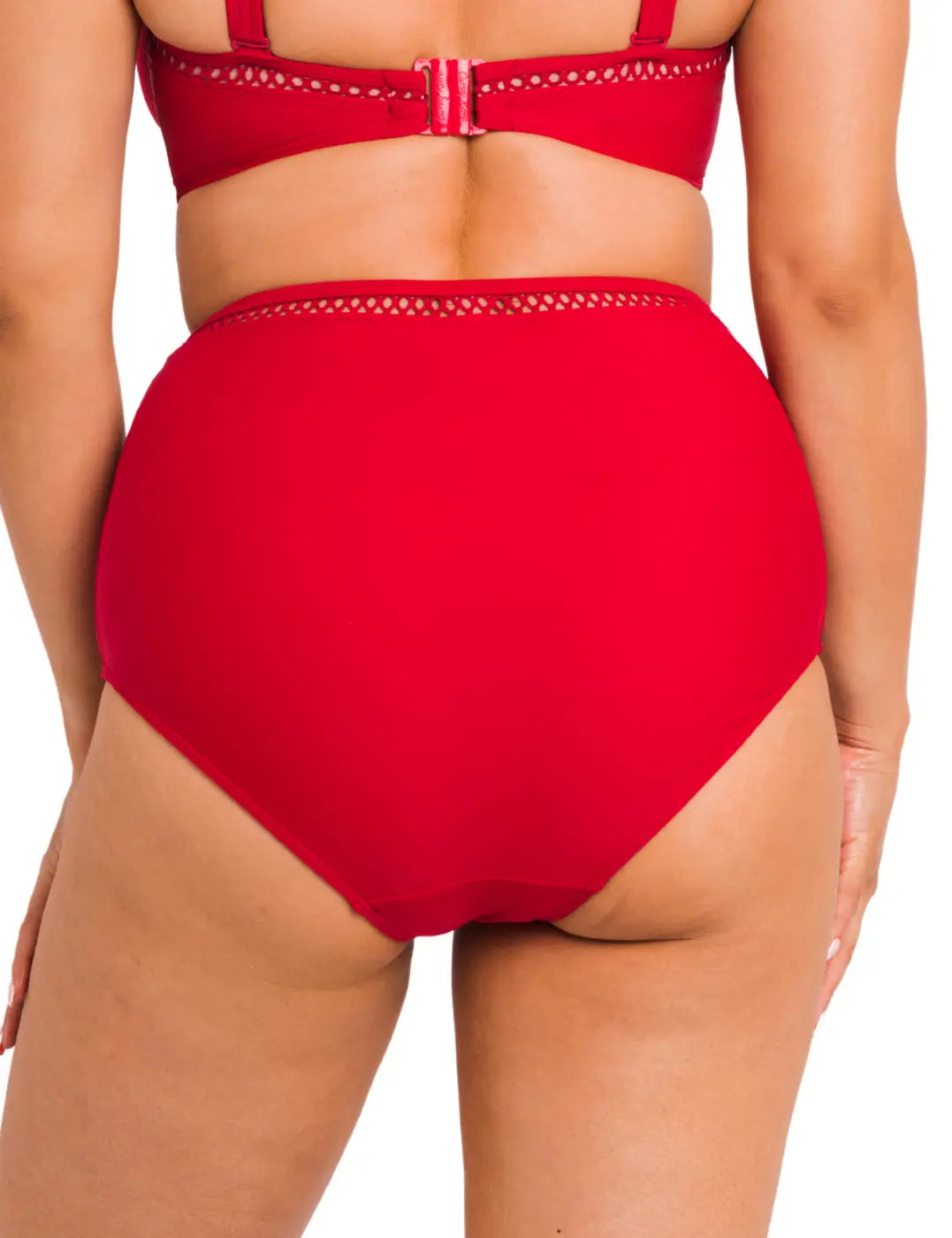 Curvy Kate First Class Red High waist Bikini Bottom