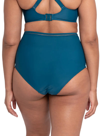 Curvy Kate First Class Deep Teal High waist Bikini Bottom