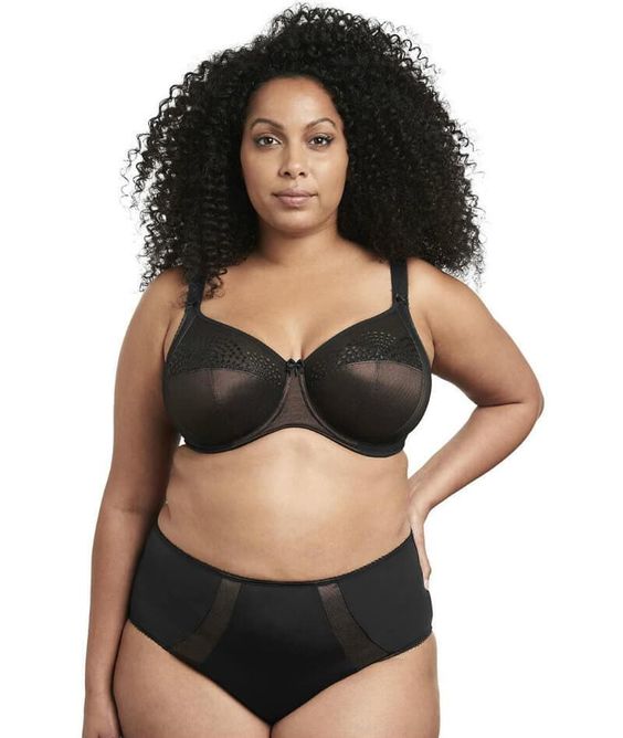 Goddess Sarah Black Banded Bra