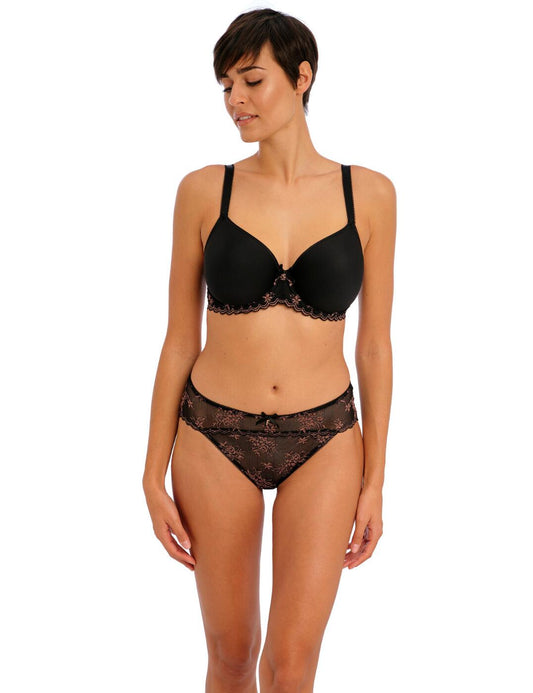 Freya Offbeat Decadence Vintage Black Moulded Spacer Bra