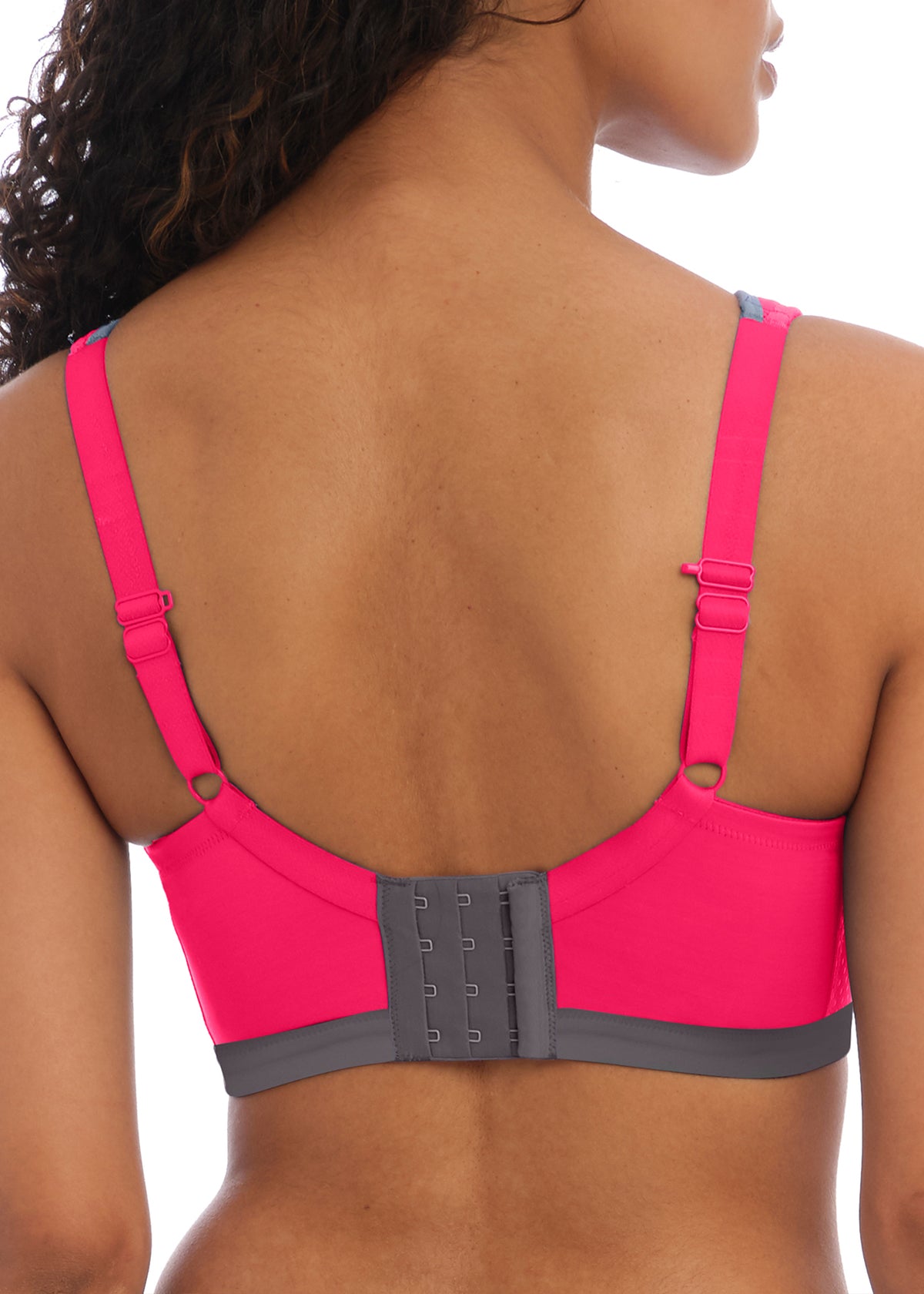 Freya Dynamic Hot Crimson Soft Cup Crop Top Sports Bra