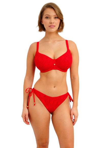 Freya Nomad Nights Sweetheart Padded Bikini Top - Lava - model view