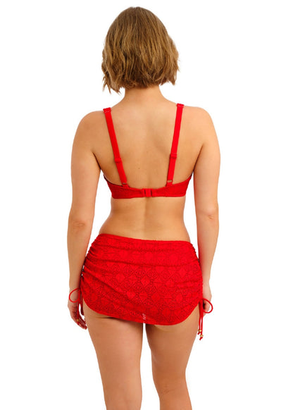 Freya Nomad Nights High Apex Bikini Top - Lava - back view