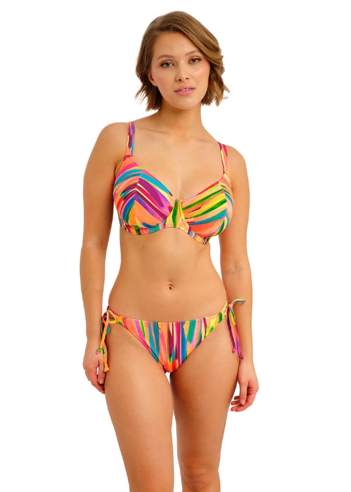 Freya San Antonio Plunge Bikini Top - Fiesta - model view