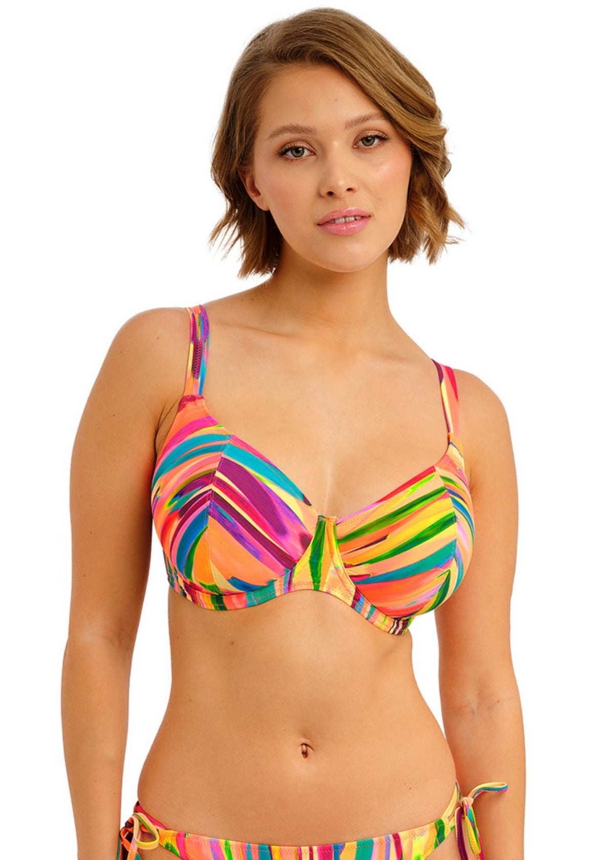 Freya San Antonio Plunge Bikini Top - Fiesta - front view