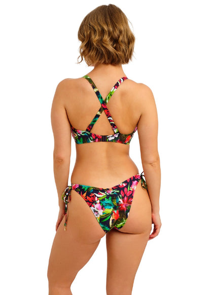 Freya Kailua Shores Deep Plunge Bikini Top - Midnight - model view 3