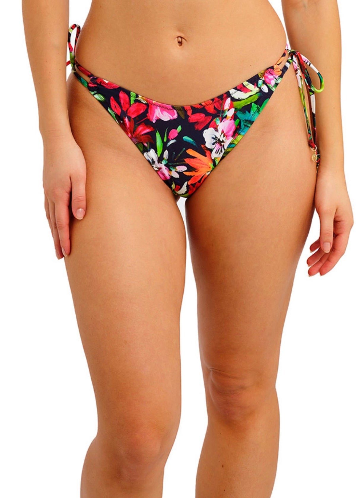 Freya Kailua Shores High Leg Bikini Brief - Midnight - front view