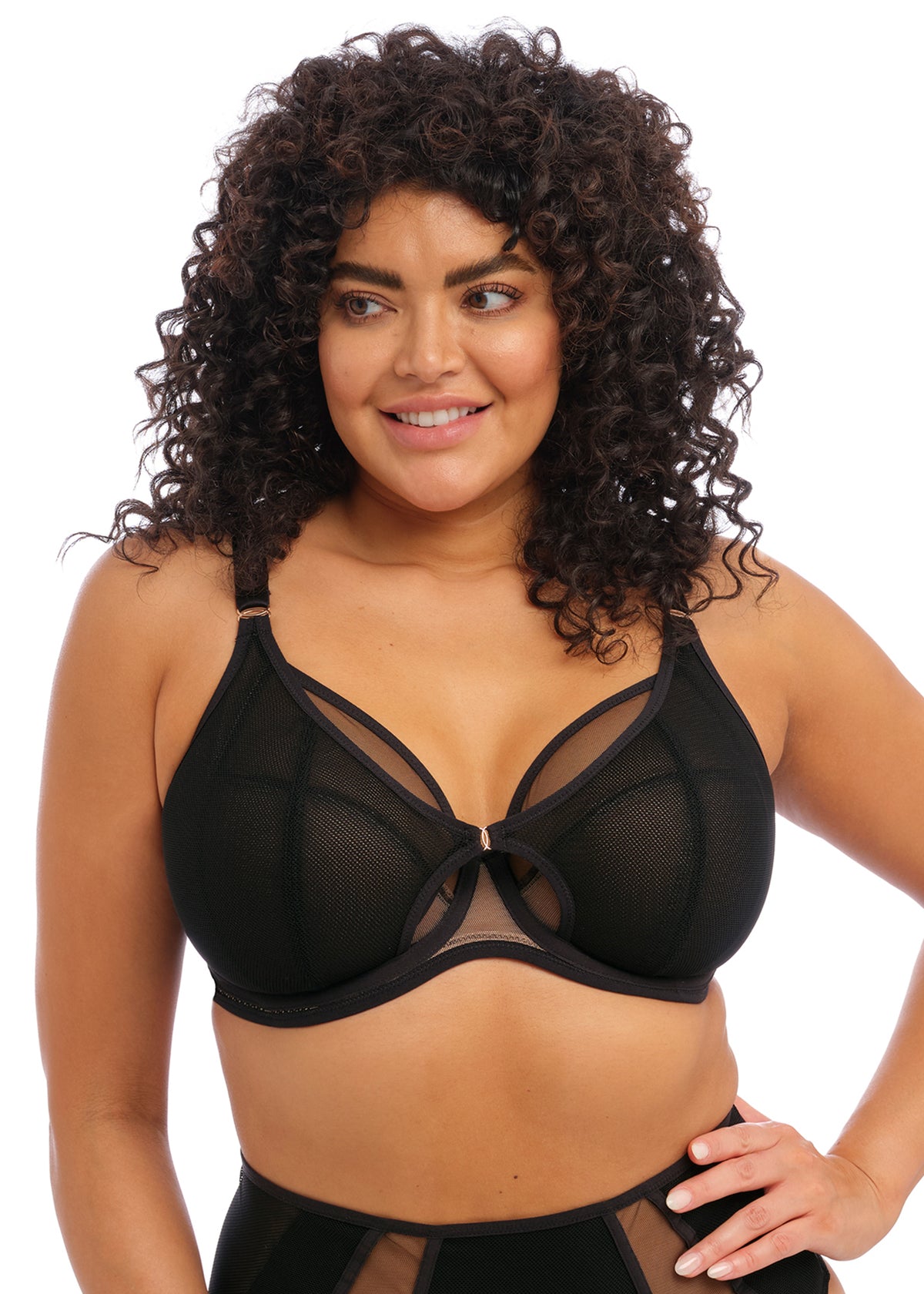 Elomi Kintai Black Plunge Bra