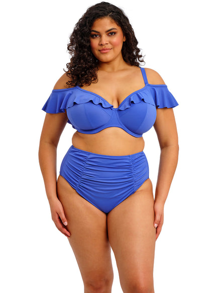 Elomi Plain Sailing Full Bikini Brief - Azure - model view