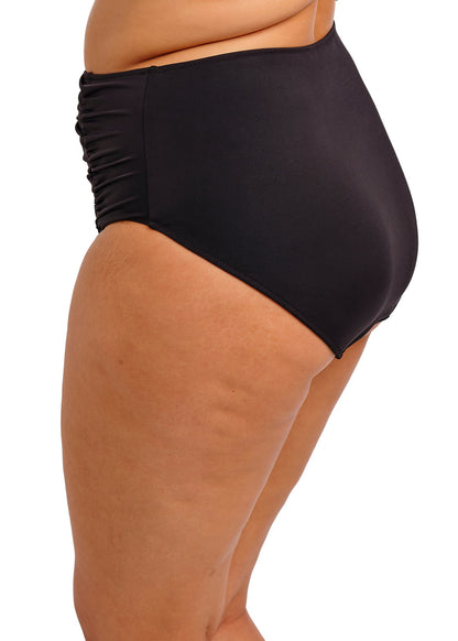 Elomi Plain Sailing Full Bikini Brief - Black - side view