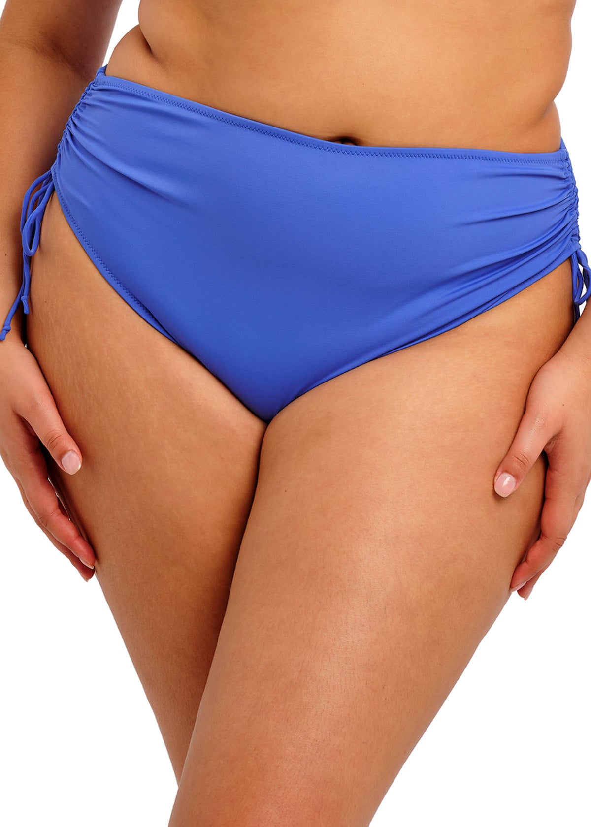 Elomi Plain Sailing Adjustable Bikini Brief - Azure - front view