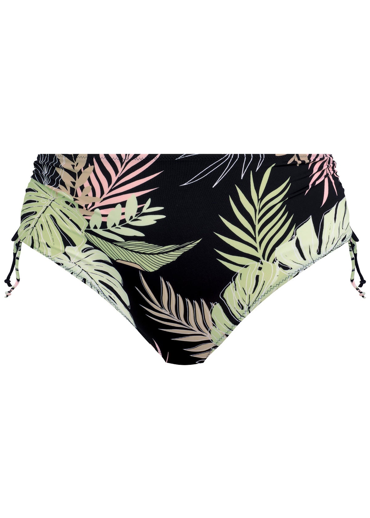Elomi Tropical Retreat Adjustable Bikini Brief - Black - product shot