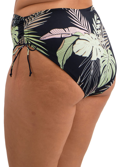 Elomi Tropical Retreat Adjustable Bikini Brief - Black - side view