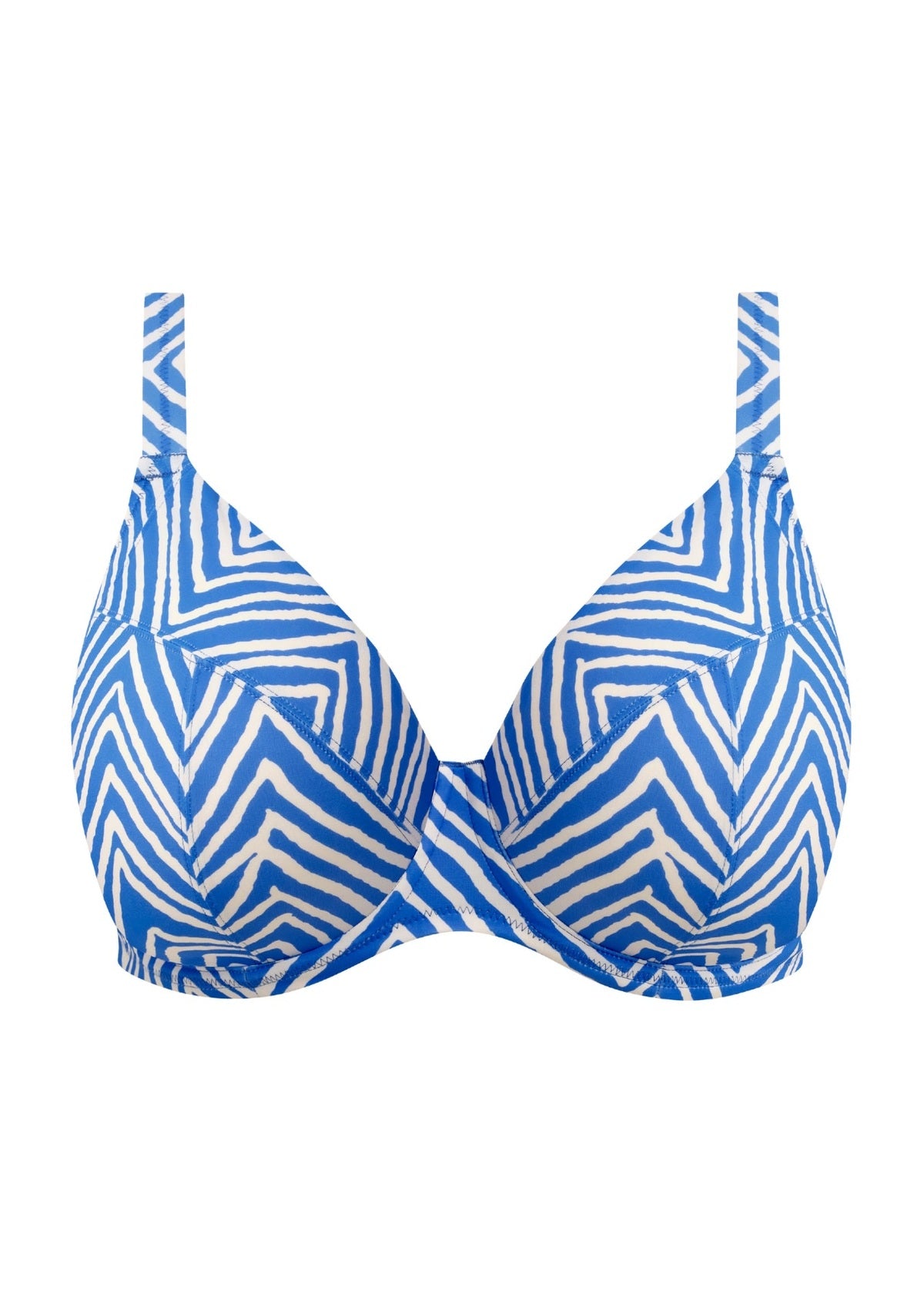 Elomi Fiji Falls Plunge Bikini Top - Ocean - product shot