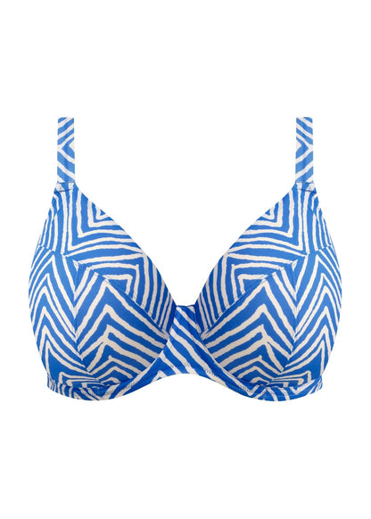 Elomi Fiji Falls Plunge Bikini Top - Ocean - product shot