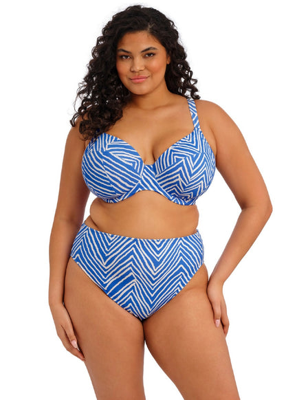 Elomi Fiji Falls Mid Rise Bikini Brief - Ocean - model view