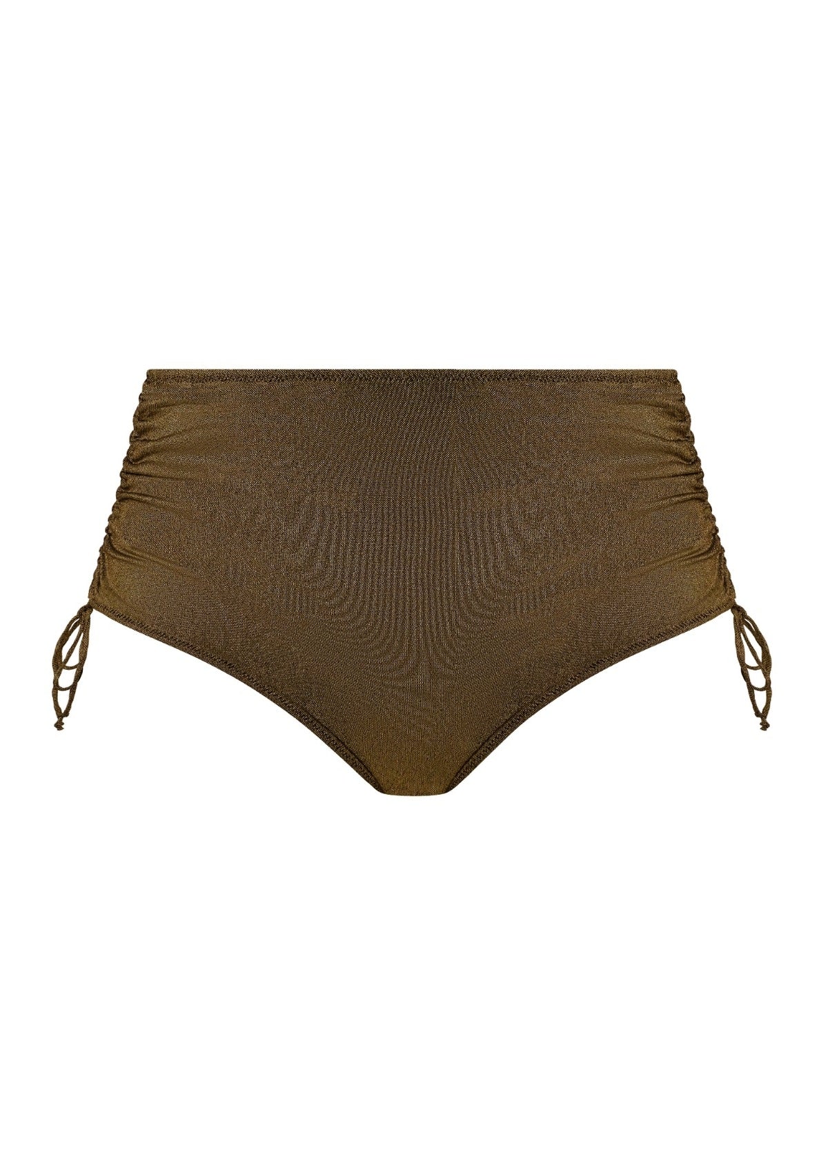 Elomi Sunset Shimmer Adjustable Bikini Brief - Gold Rush - product shot