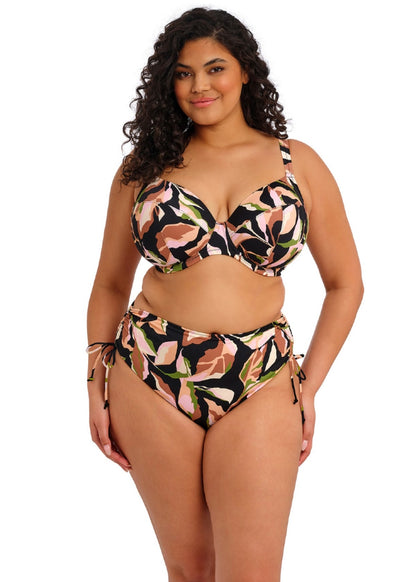 Elomi Ocean Avenue Plunge Bikini Top - Multi - model view