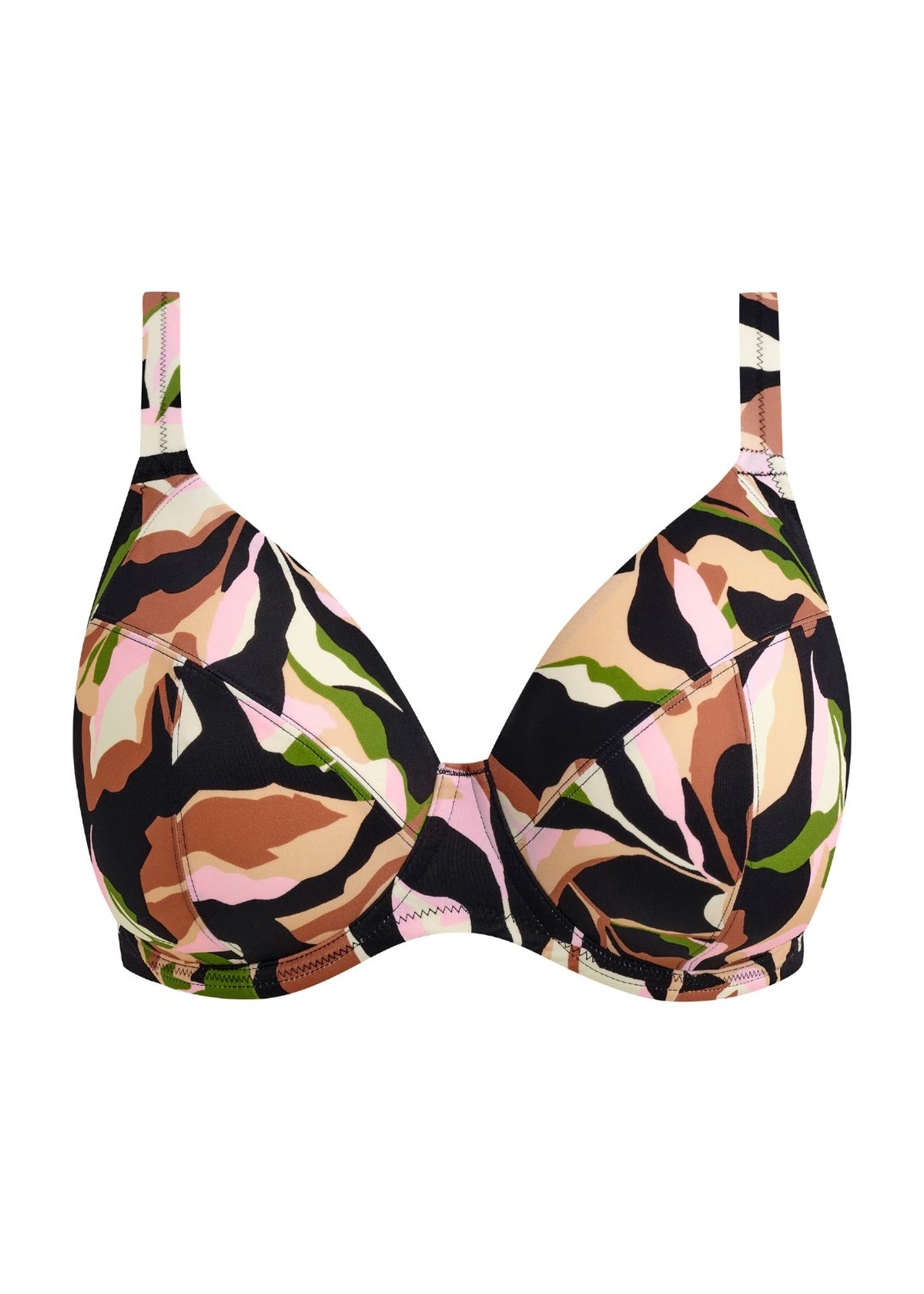 Elomi Ocean Avenue Plunge Bikini Top - Multi - product shot