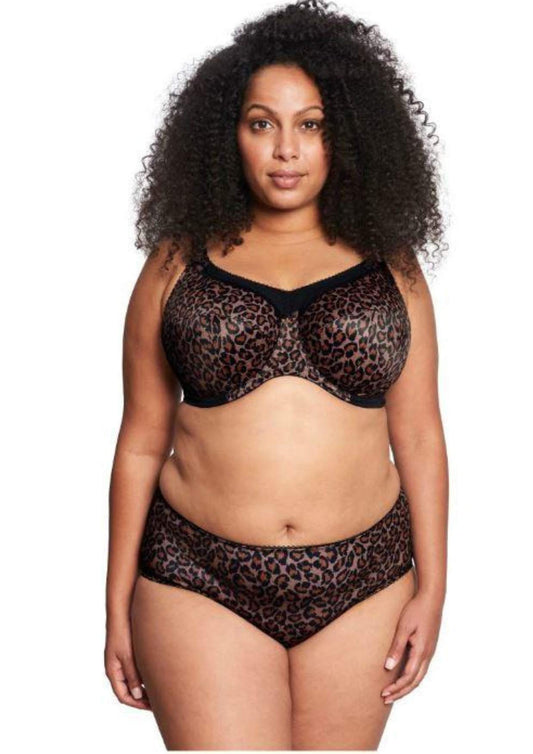 Goddess Kayla Dark Leopard Full Cup Bra