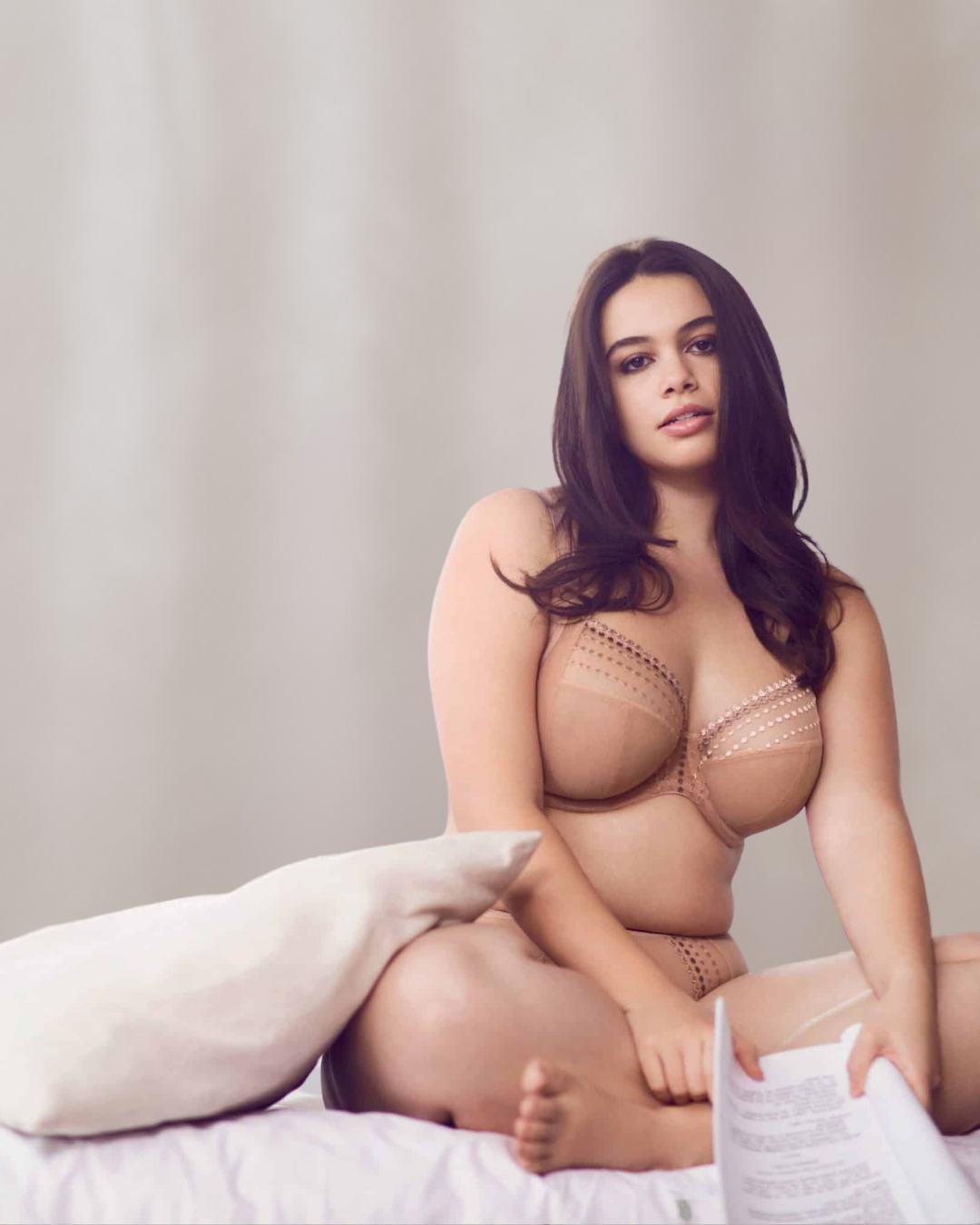 Elomi Matilda Cafe Au Lait Plunge Bra