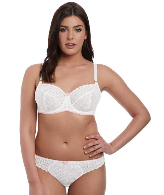 Freya Daisy Lace White Underwire Balcony K Cup Bra