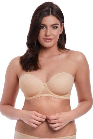 Freya Cameo Sand Moulded Strapless Bra
