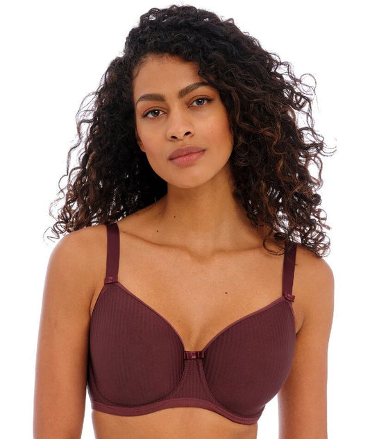 Freya Idol Dark Cherry Moulded Balcony Bra