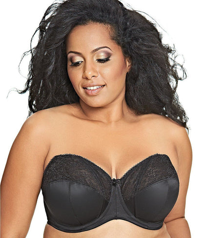Goddess Adelaide Black Strapless Bra