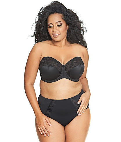 Goddess Adelaide Black Strapless Bra