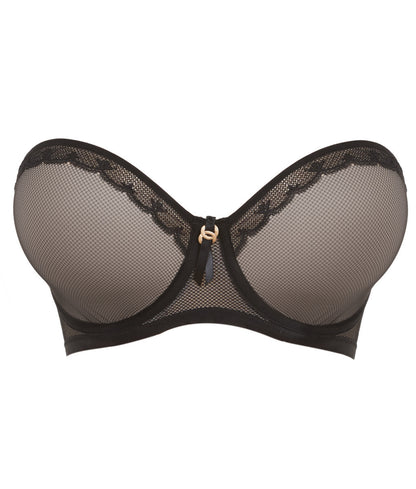 Freya Idol Allure Black Moulded Strapless Bra