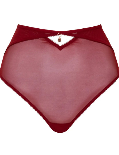 Curvy Kate Scantilly Unchained Deep Red High Waist Brief