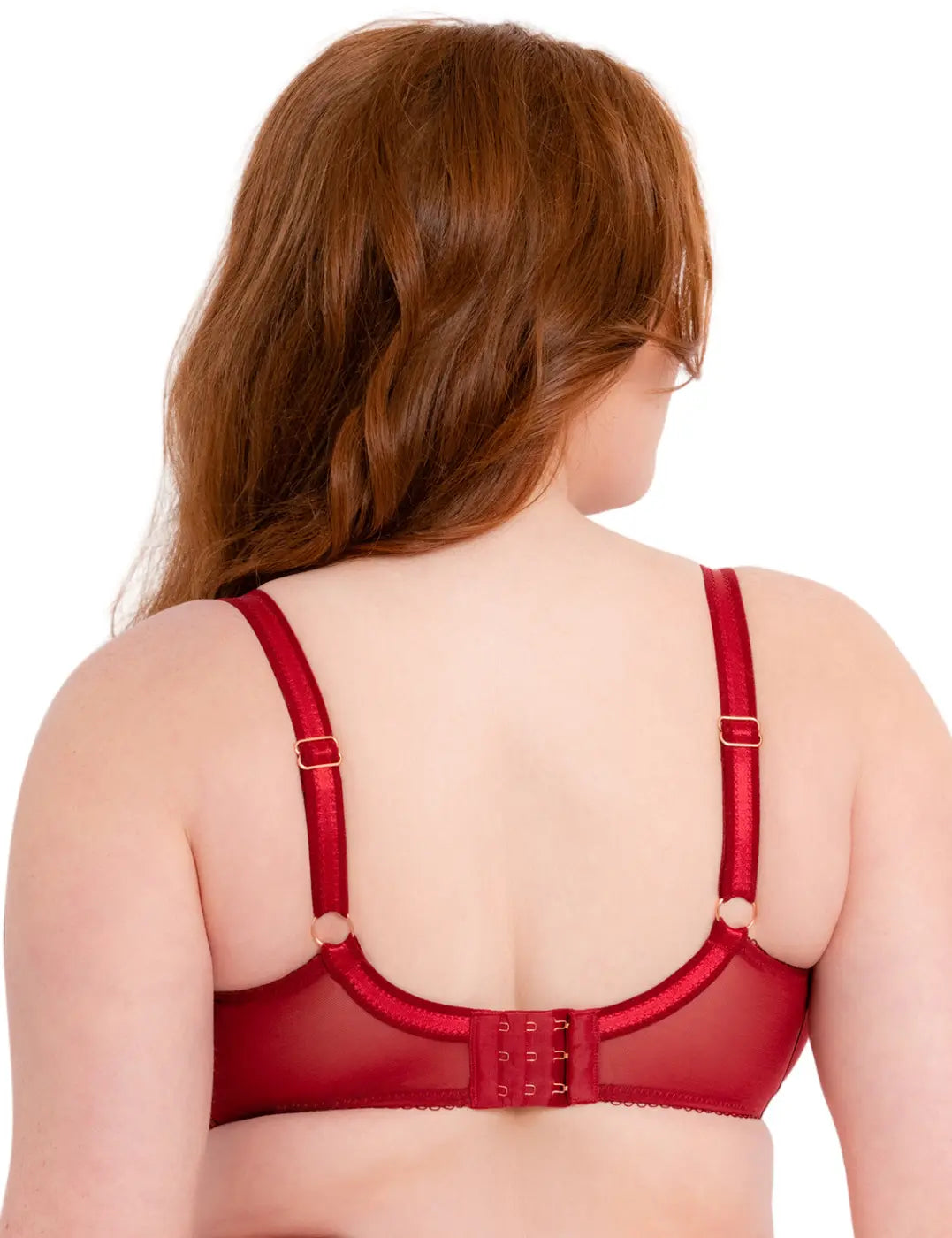 Curvy Kate Scantilly Unchained Deep Red Plunge Bra – Chayil D Plus Lingerie