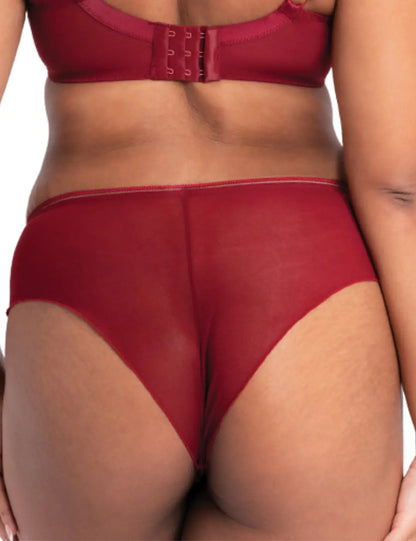 Curvy Kate Lifestyle Deep Red Short