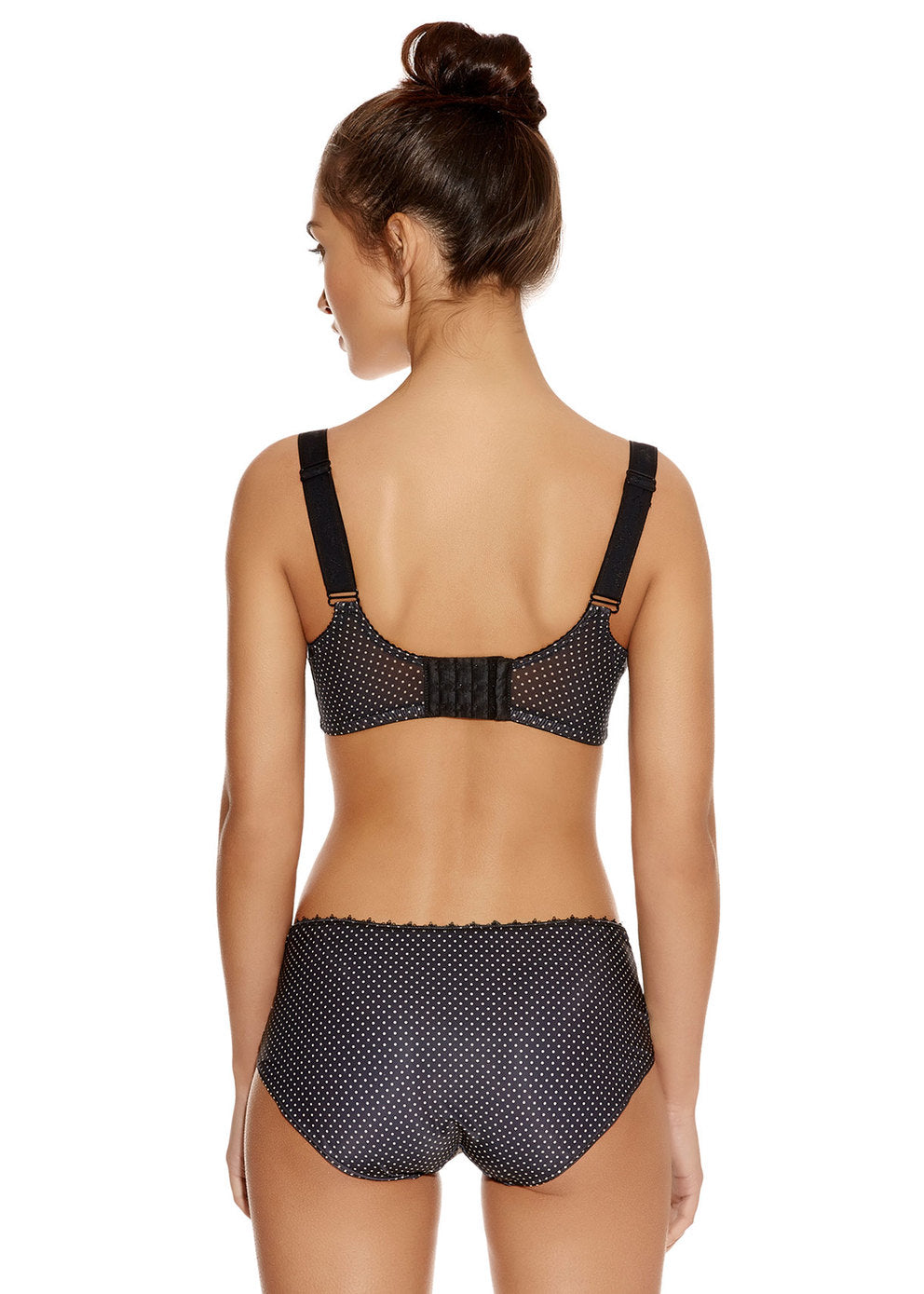 Freya Dotty Black Soft Cup Nursing Bra