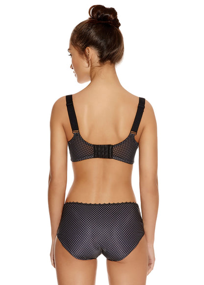 Freya Dotty Black Soft Cup Nursing Bra