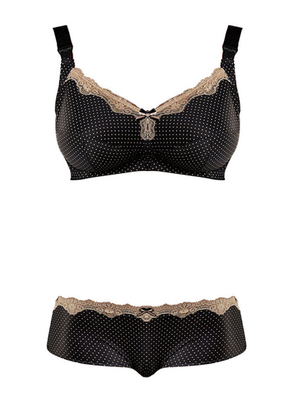 Freya Dotty Black Soft Cup Nursing Bra