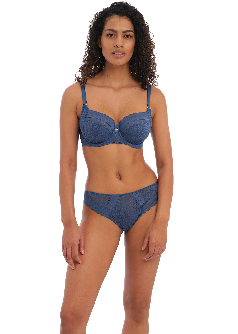 Freya Viva Lace Vintage Denim Side Support Bra