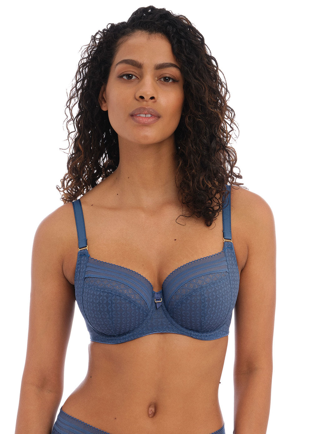 Freya Viva Lace Vintage Denim Side Support Bra
