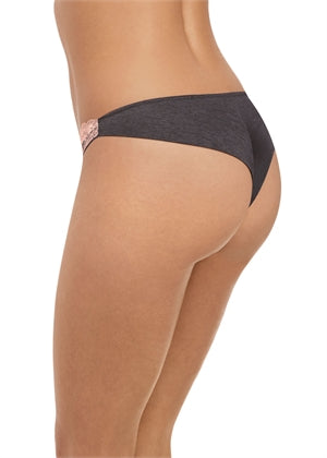 Freya Chi Charcoal Brazilian Brief