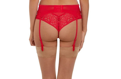 Freya Soiree Lace Rouge Suspender