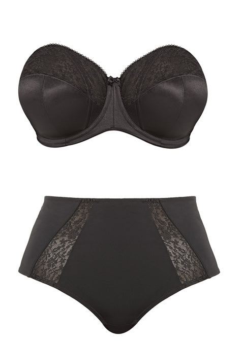 Goddess Adelaide Black Strapless Bra