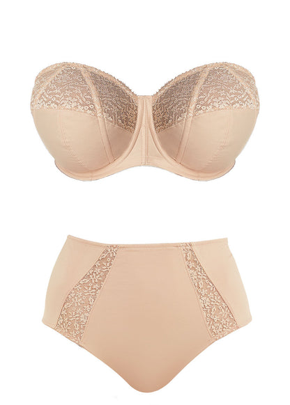 Goddess Adelaide Sand Strapless Bra