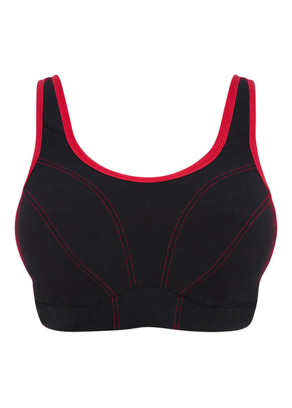 Goddess Sport Black Soft Cup Sports Bra