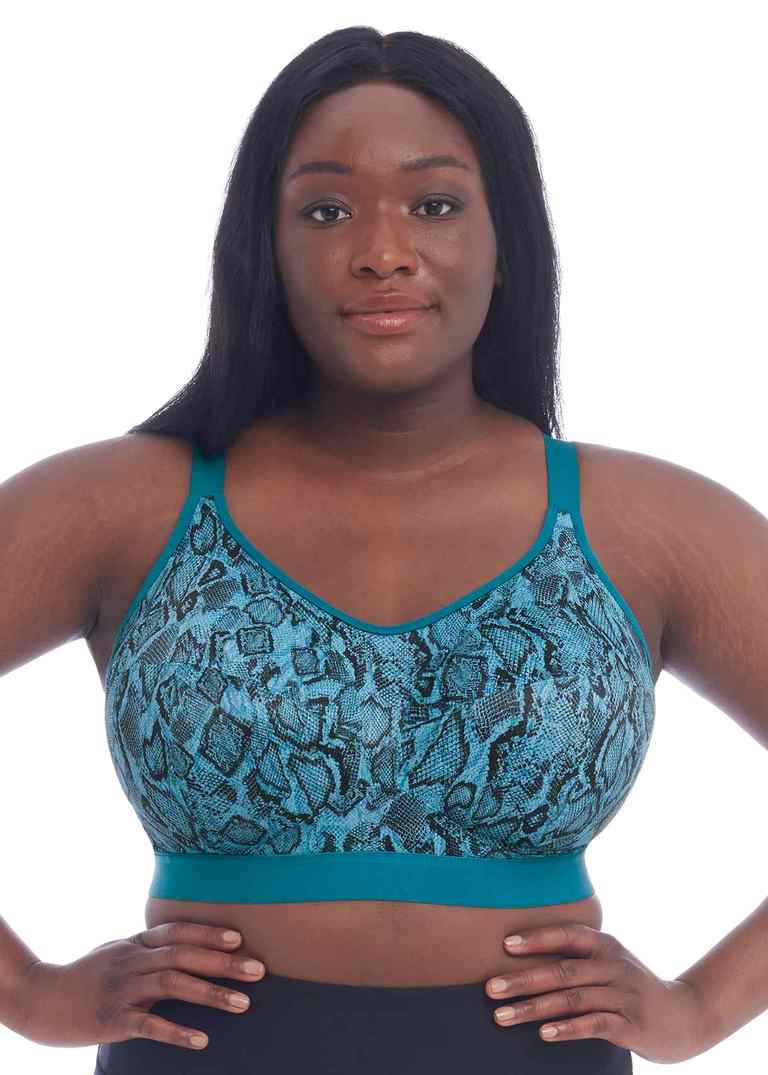 Goddess Teal Soft Cup Sports Bra